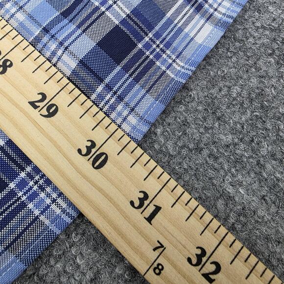 Ralph Lauren Shirt Mens XL Blue Plaid Short Sleeve Oxford Cloth Button Down - Picture 7 of 15